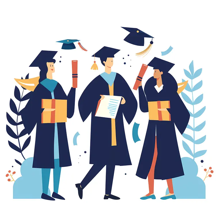 Group of Happy Graduates