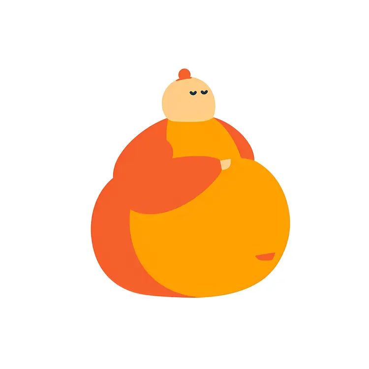 Abstract Person Illustration