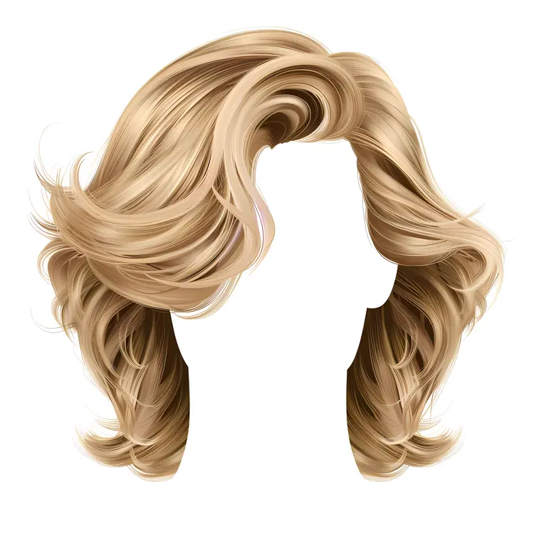 Stylish Blonde Wavy Hair