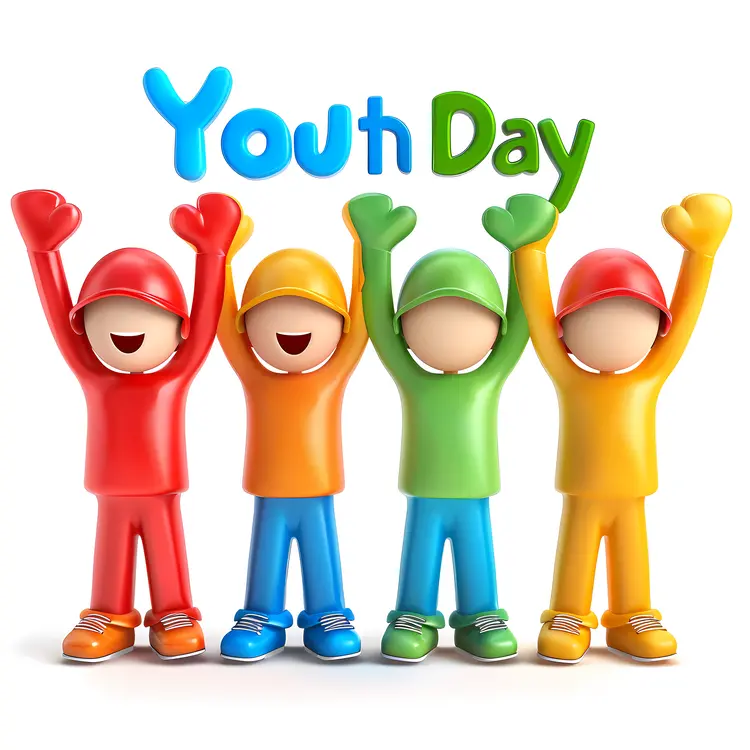 Colorful Youth Day Celebration Illustration