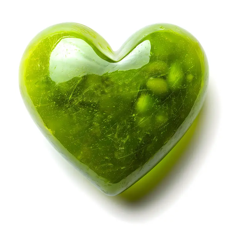 Shiny Green Heart