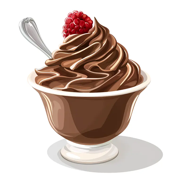 Delicious Chocolate Dessert in a Glass