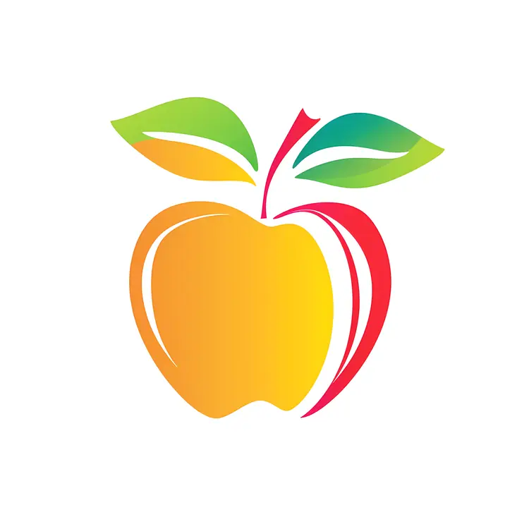 Colorful Apple Illustration