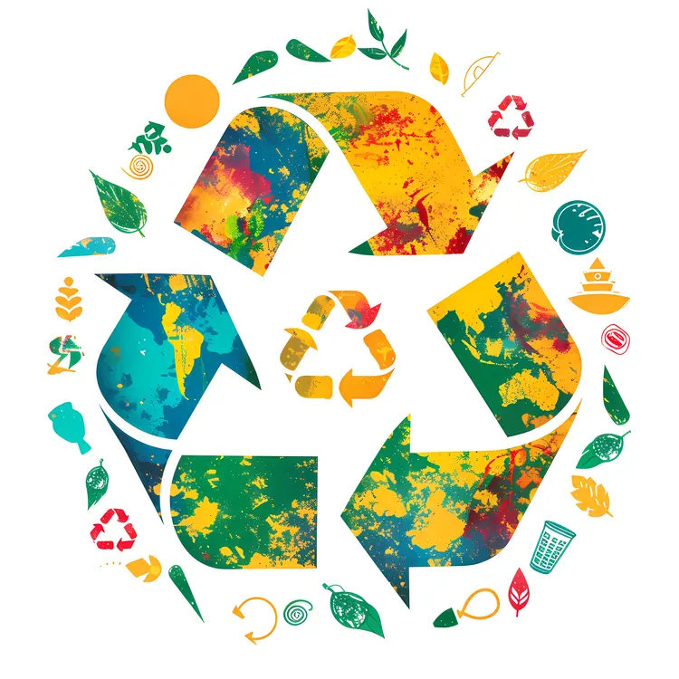 Colorful Recycling Symbol
