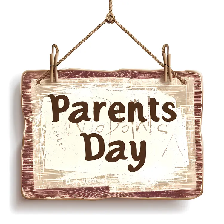 Parents Day Wooden Sign