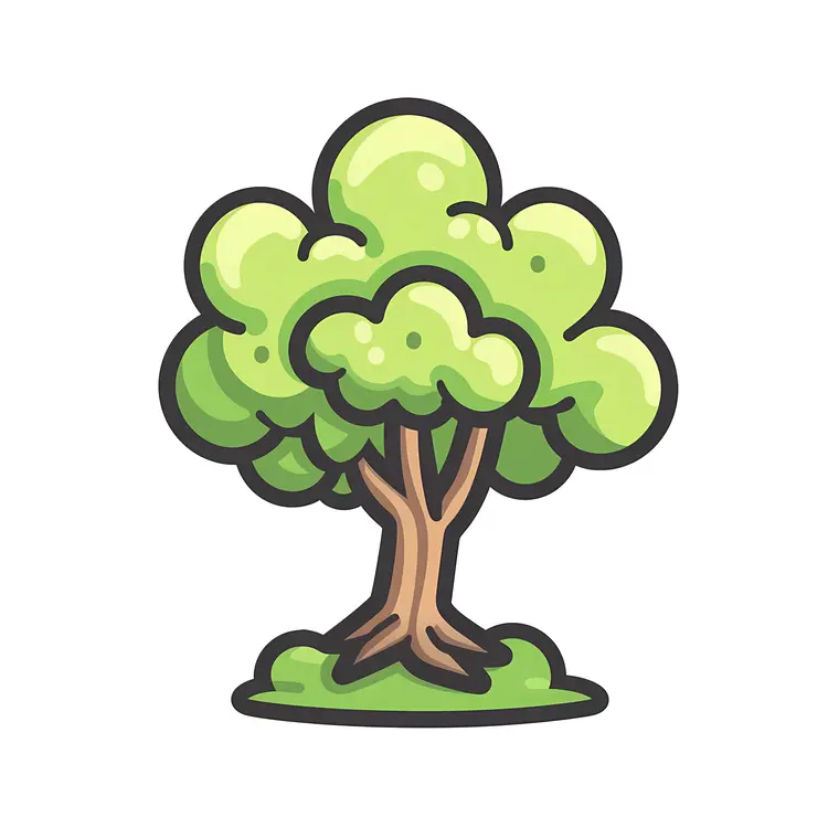Cartoon Tree Illustration