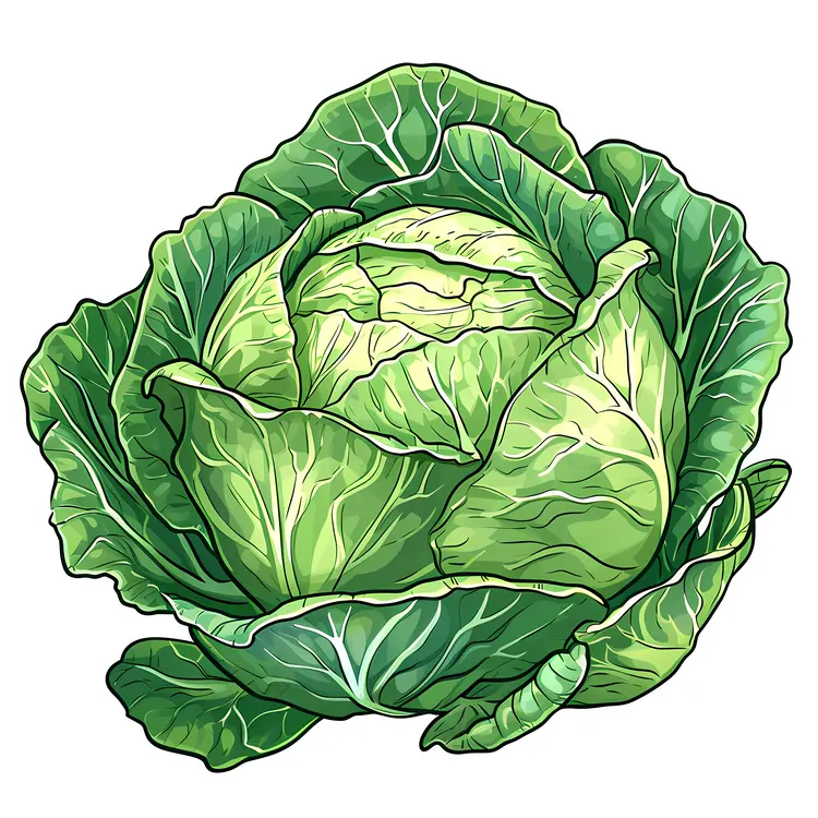 Fresh Green Cabbage