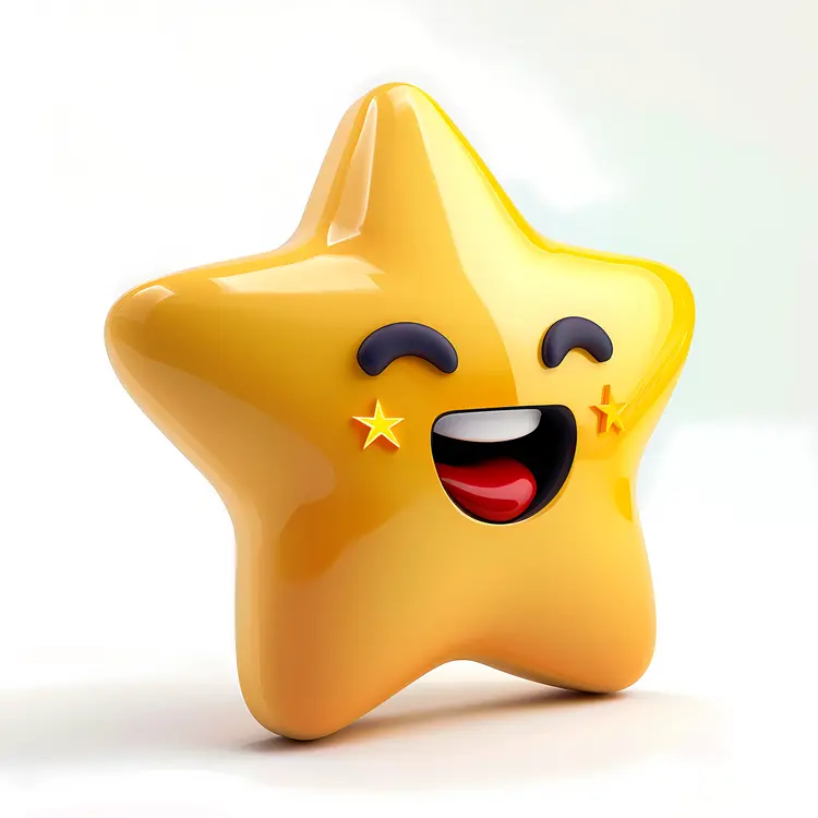 Happy Star Cartoon