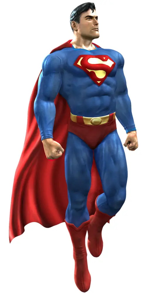 Classic Superman in Blue Suit