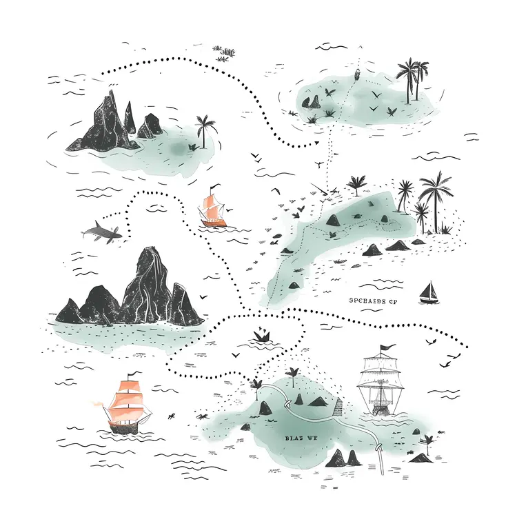 Pirate Treasure Map