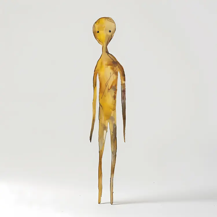 Minimalist Stick Figure Drawing