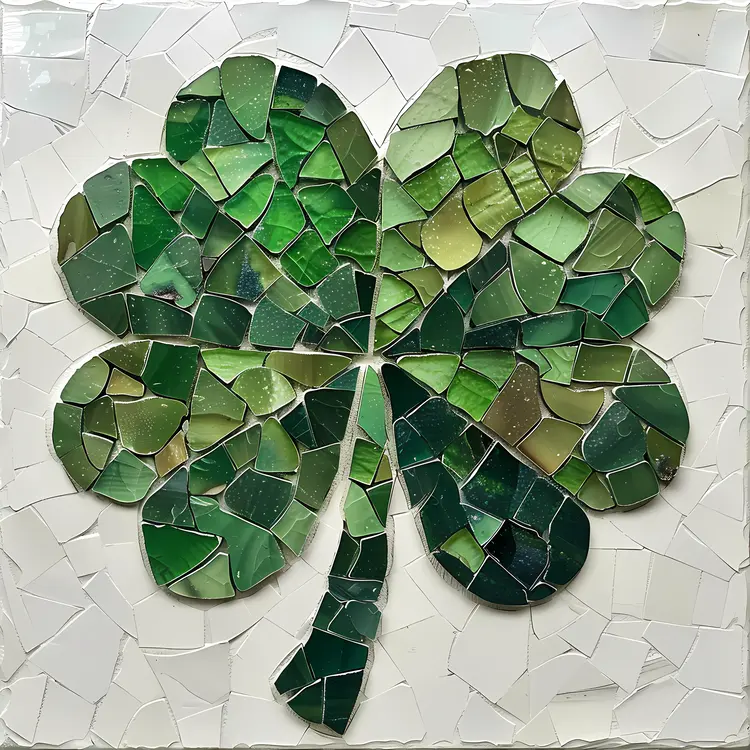 Four-Leaf Clover Mosaic