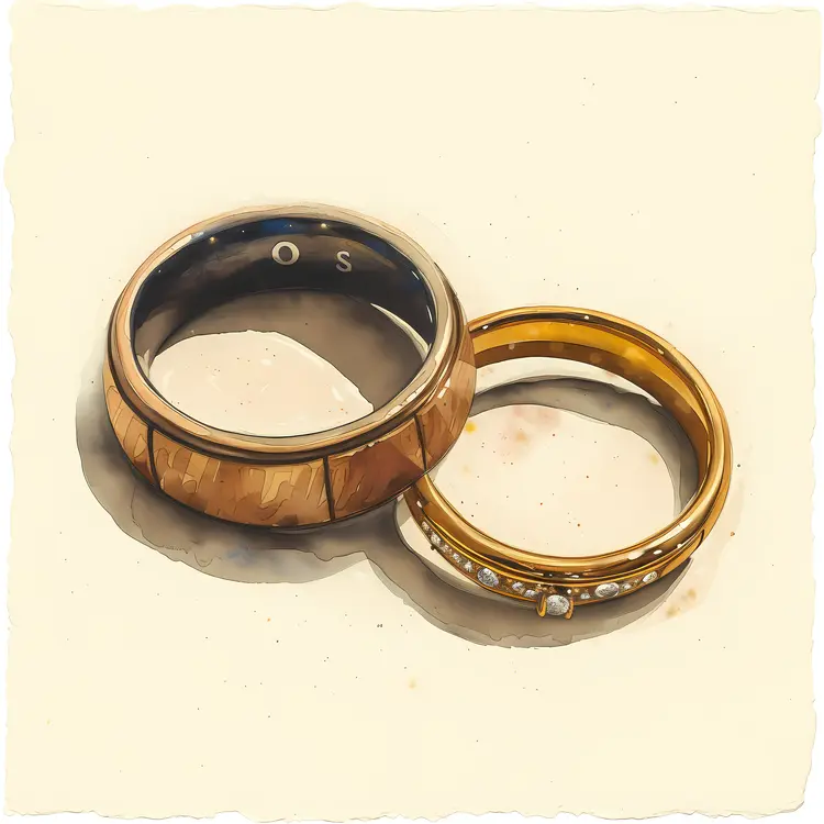 Beautiful Gold Wedding Rings