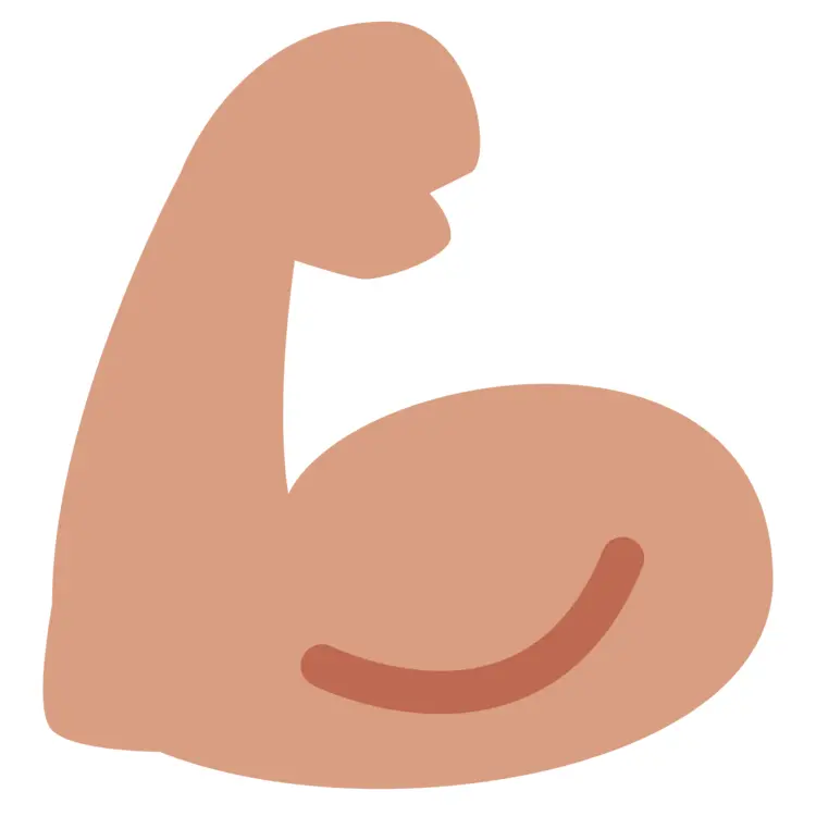 Flexing Arm Emoji