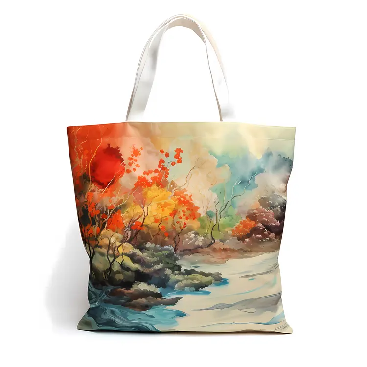 Colorful Autumn Tote Bag