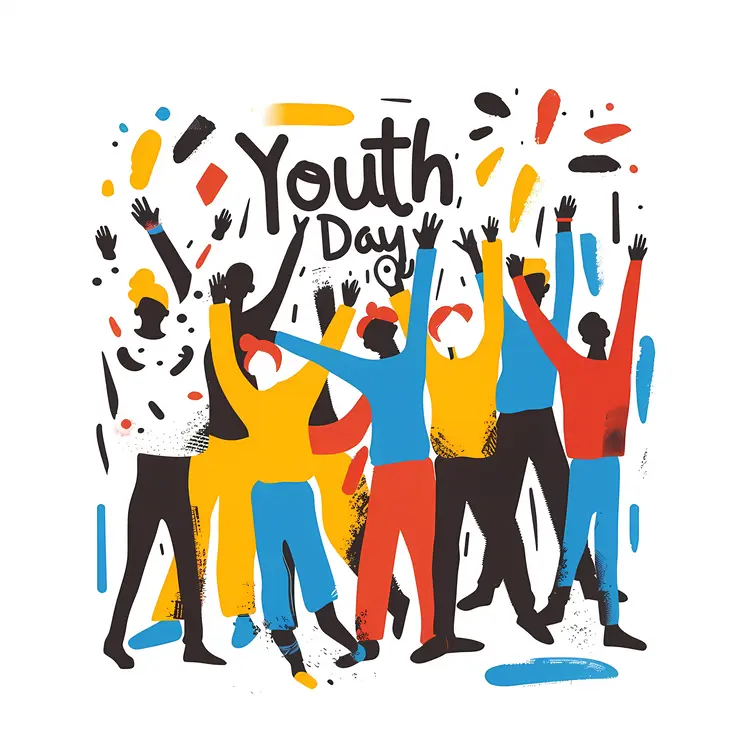 Youth Day Colorful Illustration