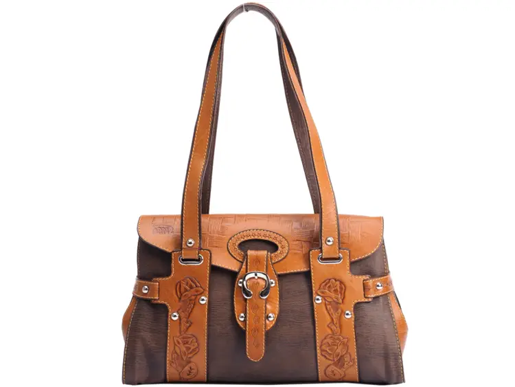 Stylish Brown Leather Handbag