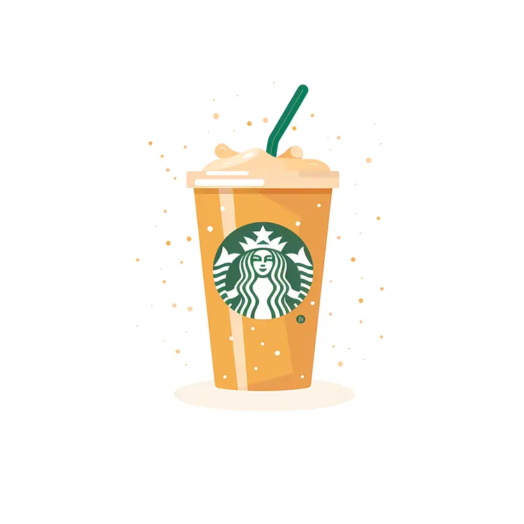 Starbucks Iced Coffee with Logo