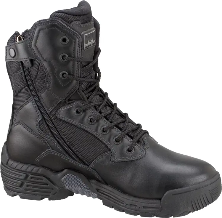 Black Tactical Lace-up Boot