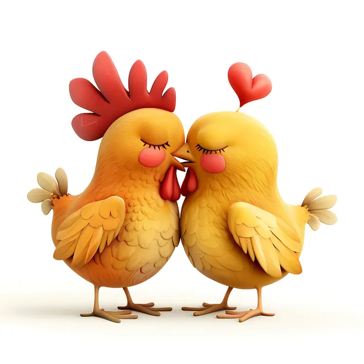 Cute Yellow Chickens