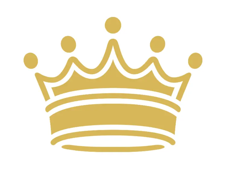 Gold Crown with Jewels