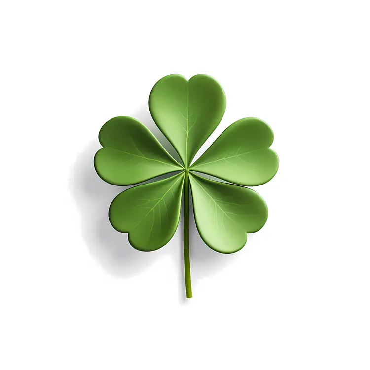Four-Leaf Clover Illustration