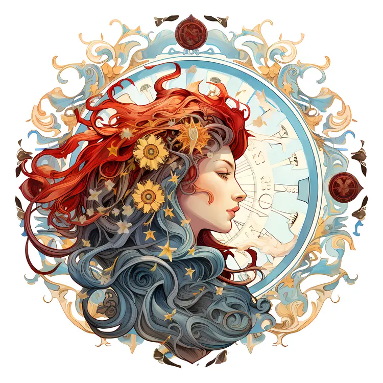 Clockwork Woman with Gears
