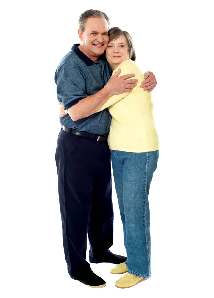 Happy Couple Hugging