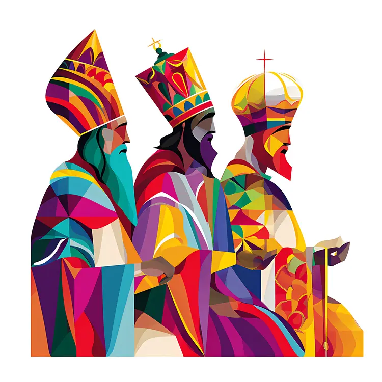 Three Wise Men Illustration