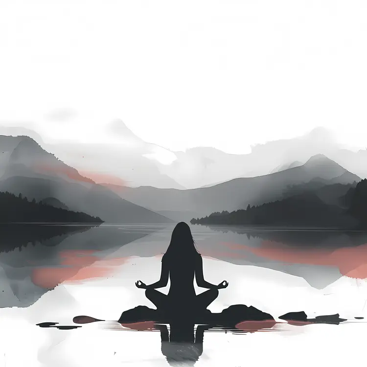Peaceful Meditation by the Lake