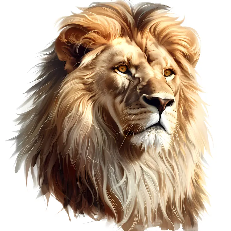 Majestic Lion Portrait