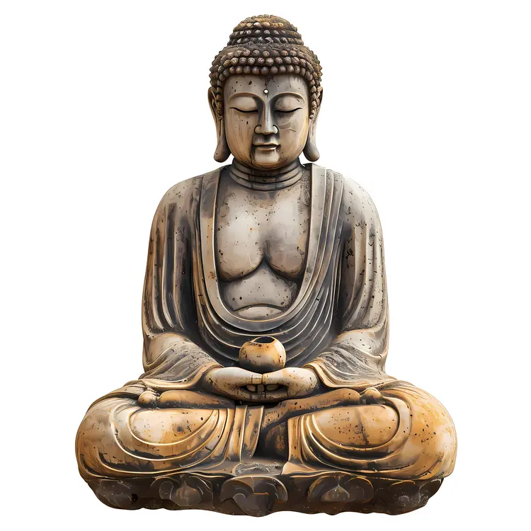 Serene Buddha Statue in Meditation