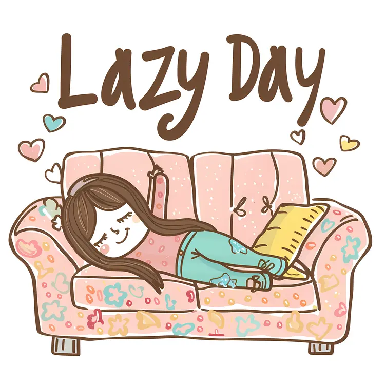 Cute Pink Couch for Lazy Day