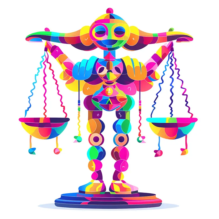 Colorful Scales with Abstract Patterns