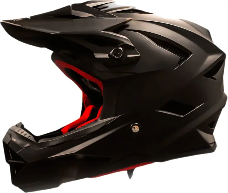 Black Full-Face Cycling Helmet