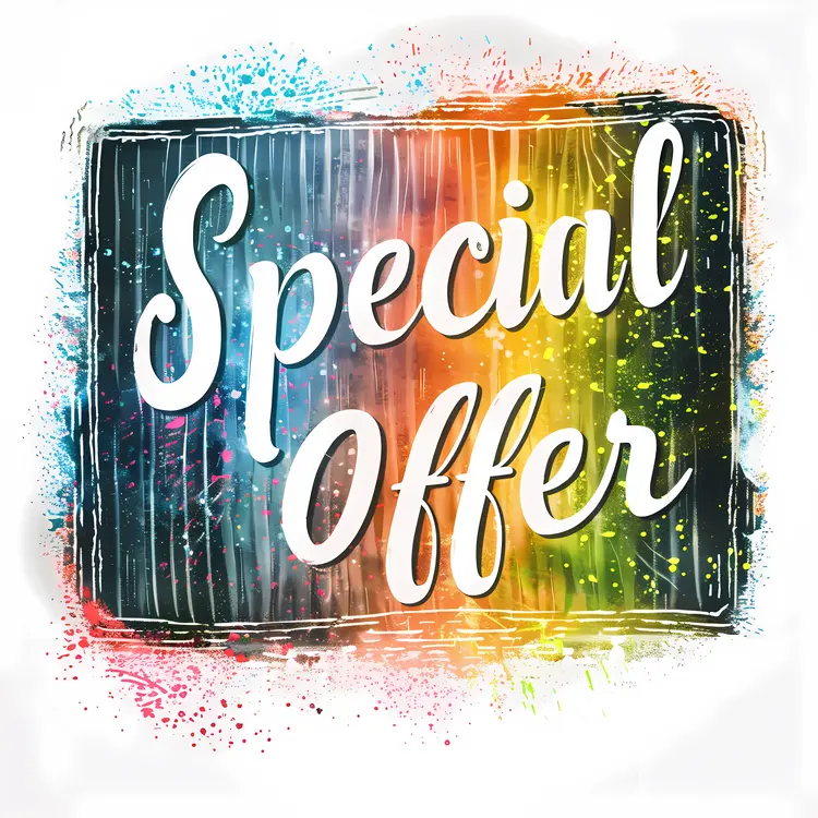 Colorful Special Offer Sign