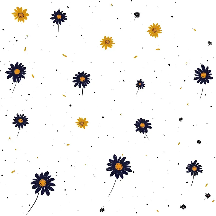 Yellow and Black Flowers in Bloom