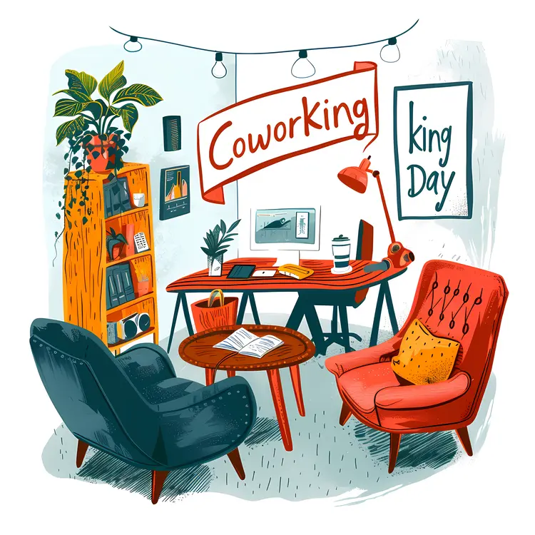 Coworking Day Event in Office