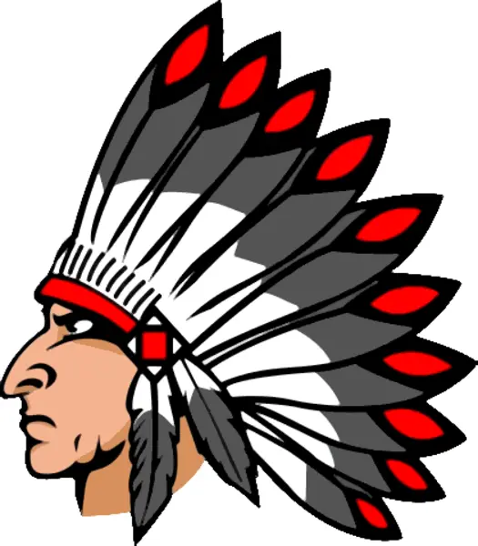 Feathered Headdress Tribal Emblem