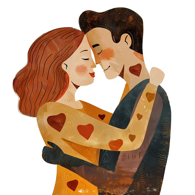 Loving Couple Hugging