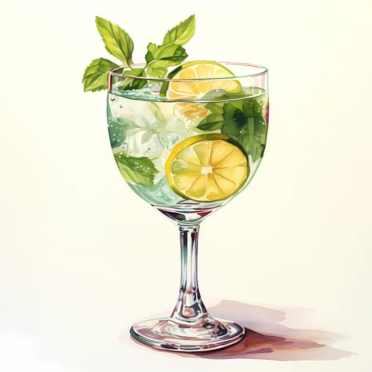 Refreshing Lemon Mint Drink