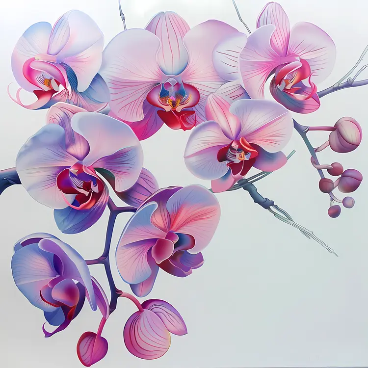 Colorful Orchids