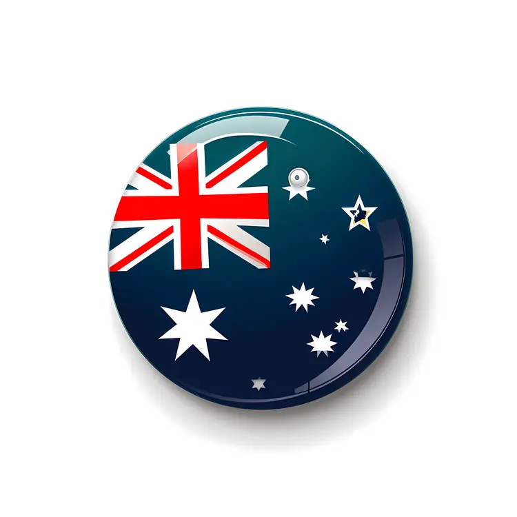 Australian Flag Badge