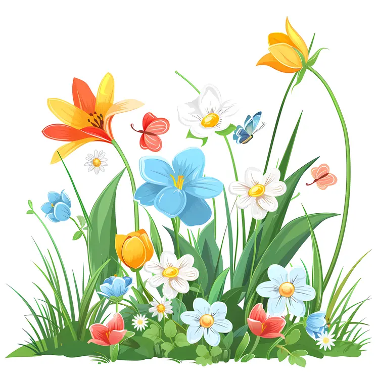 Colorful Flowers in Bloom