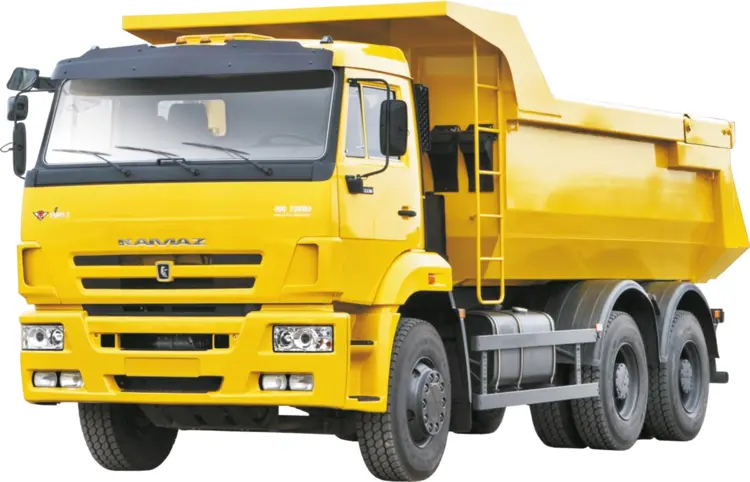 Yellow Dump Truck for Construction