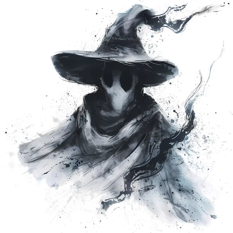 Mystical Ghostly Figure