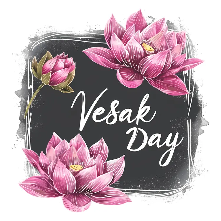 Pink Lotus Flowers for Vesak Day