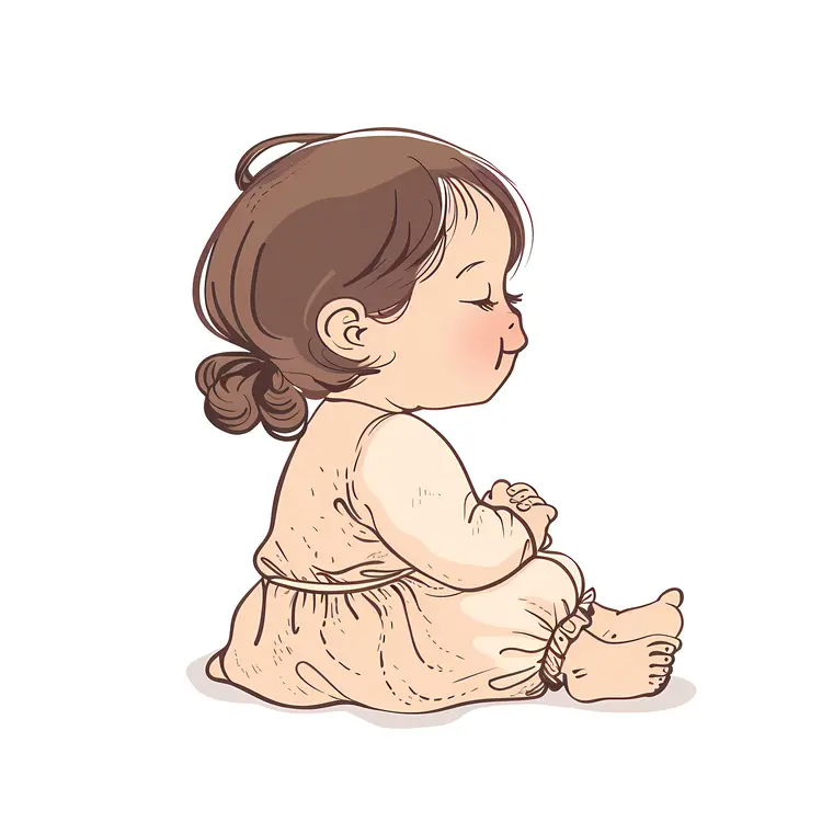 Sleeping Baby Girl