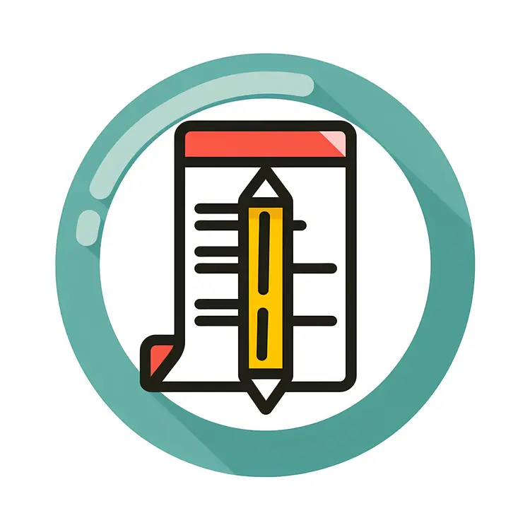 Notepad and Pencil for Taking Notes