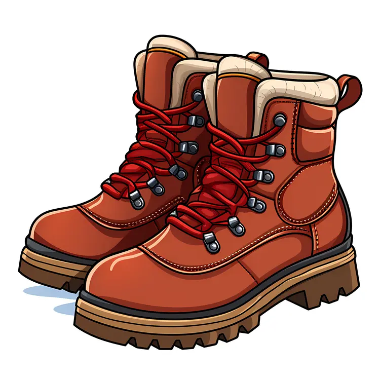 Red Hiking Boots for Outdoor Adventures